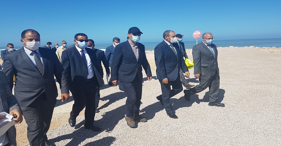 زيارة وزير التجهيز والنقل واللوجيستيك والماء للأقاليم الجنوبية للمملكة