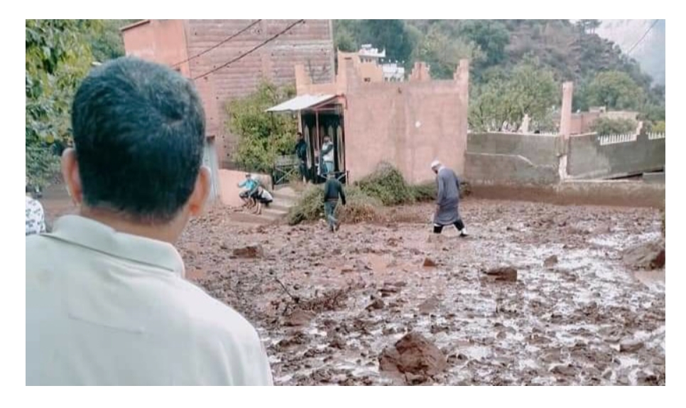 الأمطار الغزيرة تتسبب في انيهار جرف صخري بين مراكش ومنطقة أوريكا
