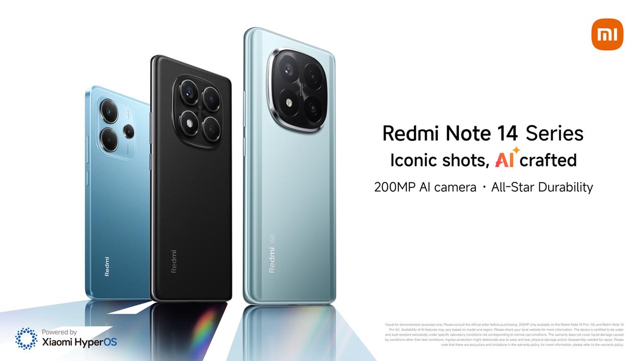 شياومي تطلق ثورة جديدة في عالم الهواتف الذكية مع سلسلة Redmi Note 14