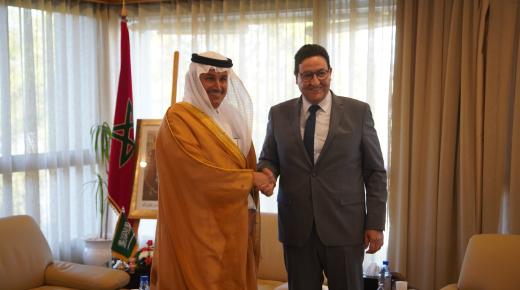 وزير النقل واللوجيستيك يستقبل وزير النقل والخدمات اللوجيستية السعودي