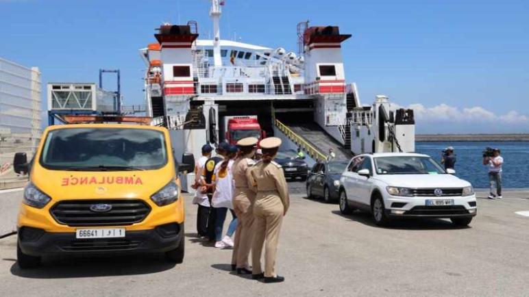 ميناء طنجة المتوسطي يتصدر قائمة الموانئ المغربية في استقبال مغاربة العالم خلال عملية ‘مرحبا 2024’