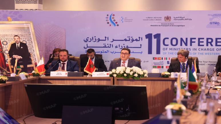 المغرب يتولى رسميا رئاسة مجموعة وزراء النقل لدول غرب المتوسط (5+5) للفترة 2026-2028